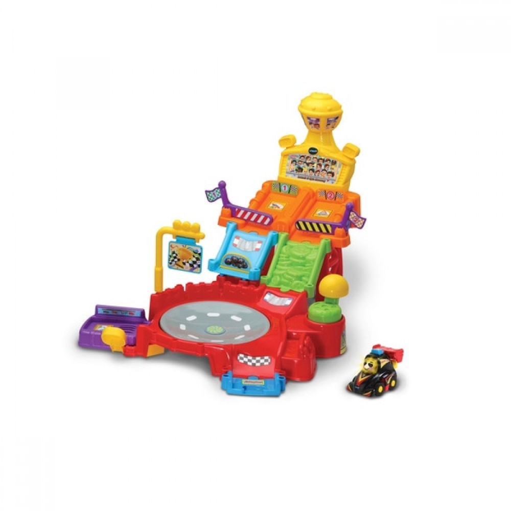 May Flowers Sale - VTech Toot-Toot Drivers Twist Raceway - Hot Buy:£9