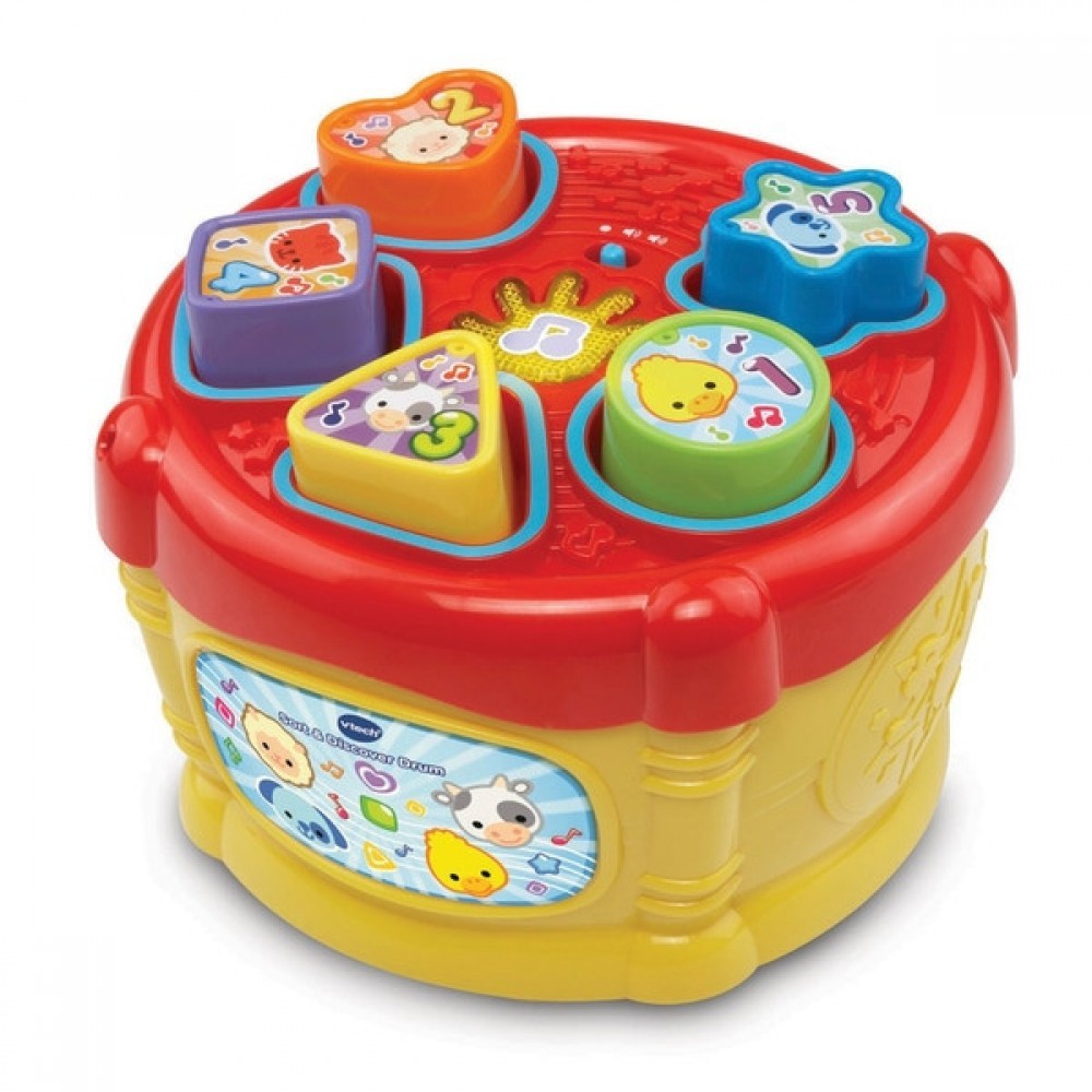VTech Variety as well as Discover Drum