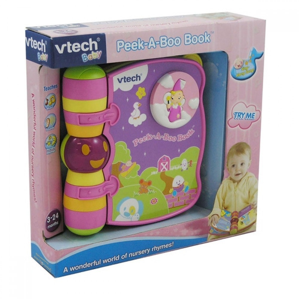 Memorial Day Sale - VTech Peek-a-Boo Book Pink - Get-Together:£10