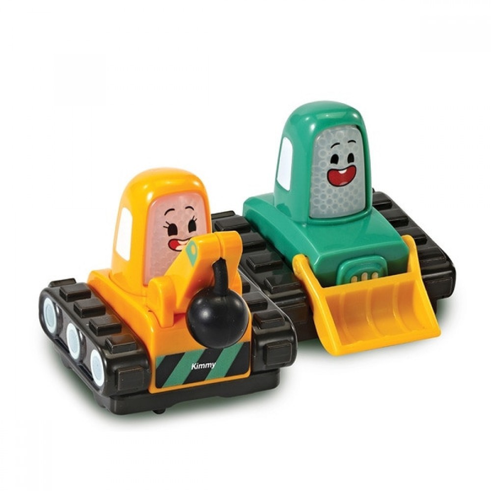 Valentine's Day Sale - Vtech Toot-Toot Cory Carson Kimmy &&    Timmy mini Duo 2 Stuff - Boxing Day Blowout:£5