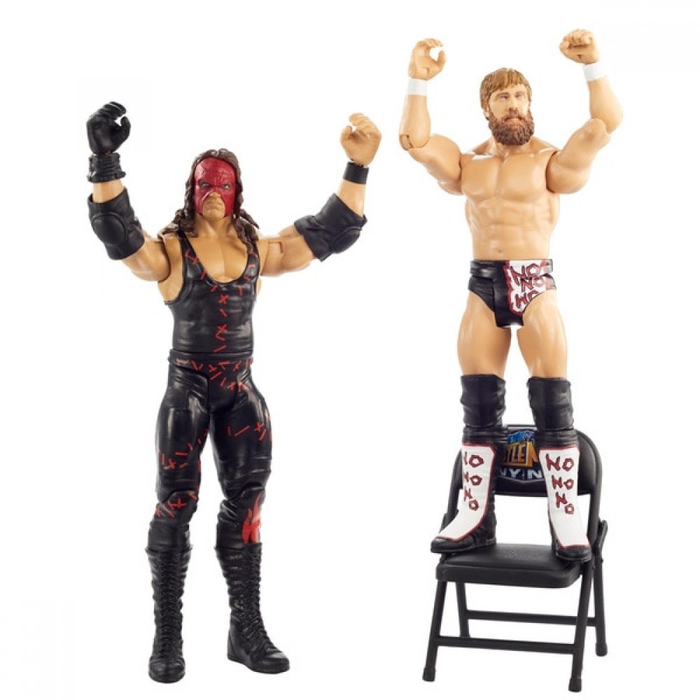 Clearance - WWE Wrestlemania 36 War Pack Kane &&    Daniel Bryan - Father's Day Deal-O-Rama:£8[lia6963nk]