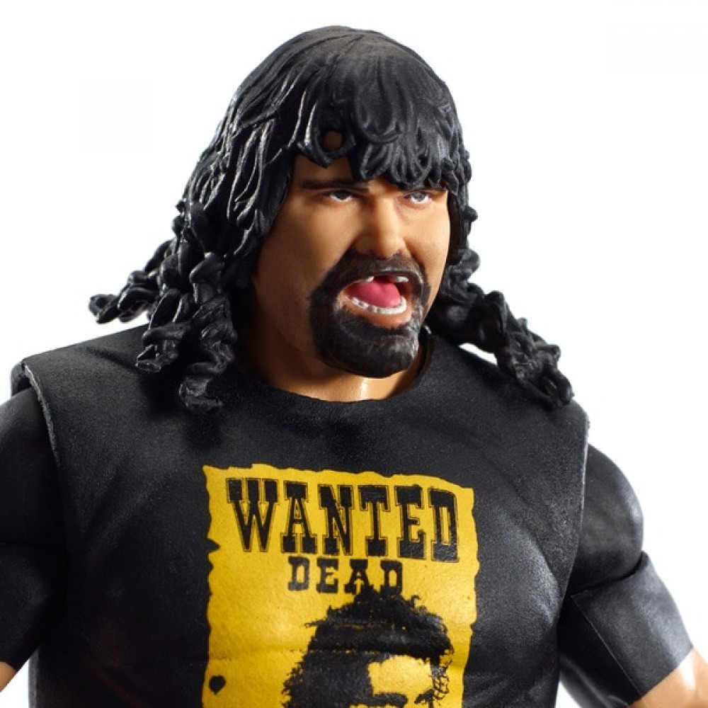 Price Reduction - WWE Wrestlemania 36 Elite Mick Foley - Clearance Carnival:£6