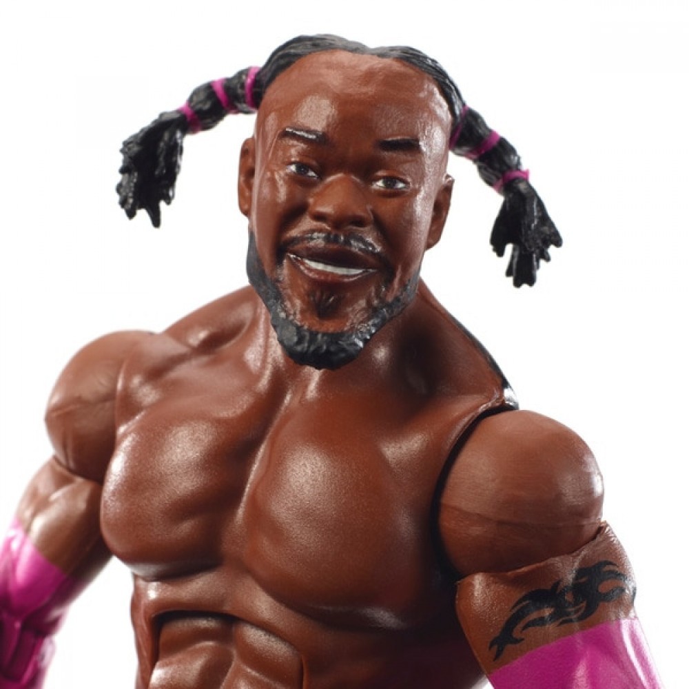 Final Sale - WWE Wrestlemania 36 Elite Set Kofi Kingston - Steal:£8