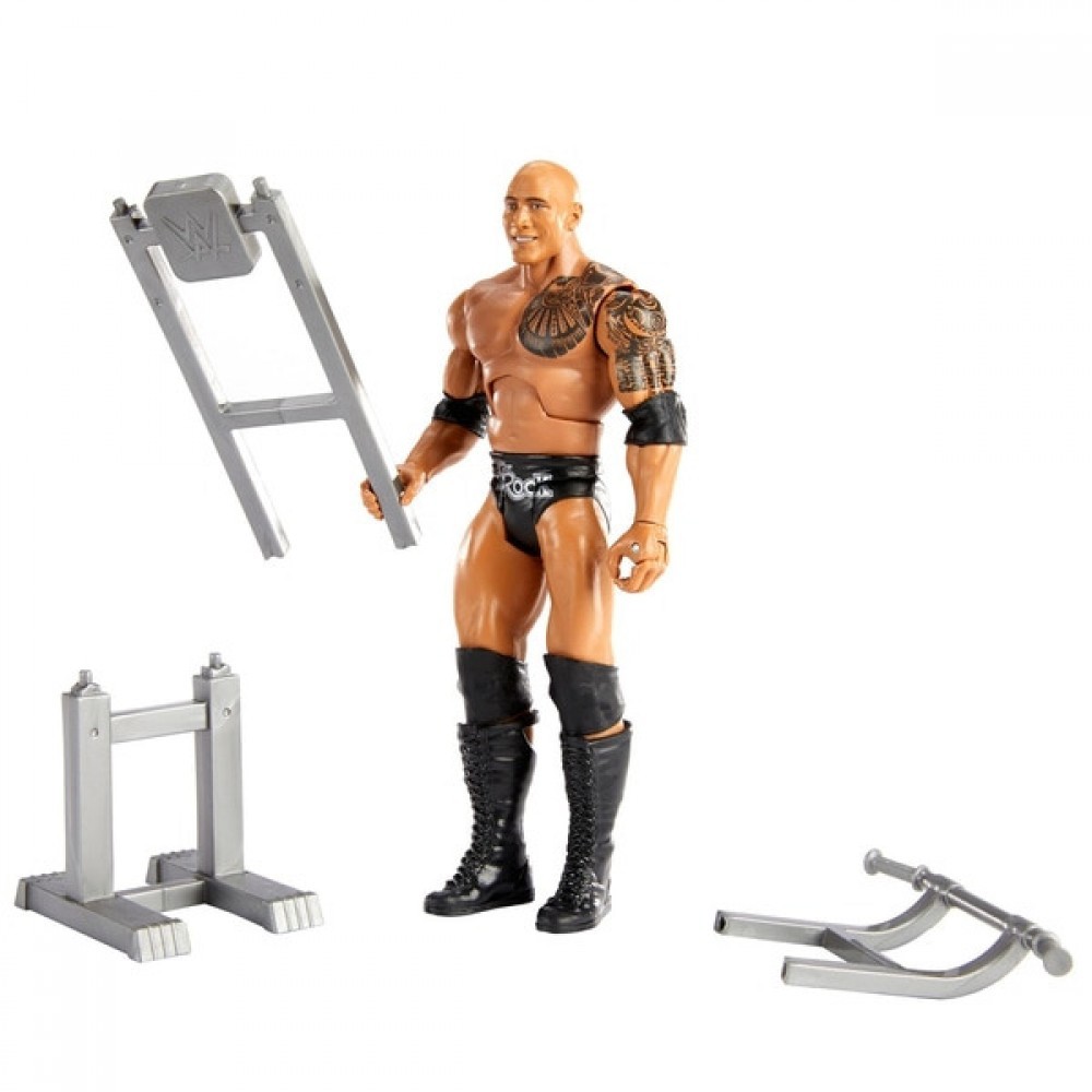 WWE Wrekkin The Rock Action Figure