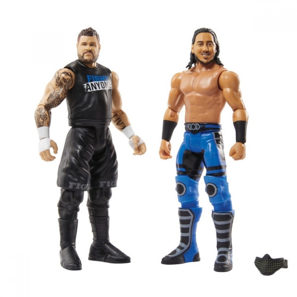 Three for the Price of Two - WWE War Stuff Collection 65 Kevin Owens &&    Mustafa Ali - Unbelievable Savings Extravaganza:£16[coa6976li]