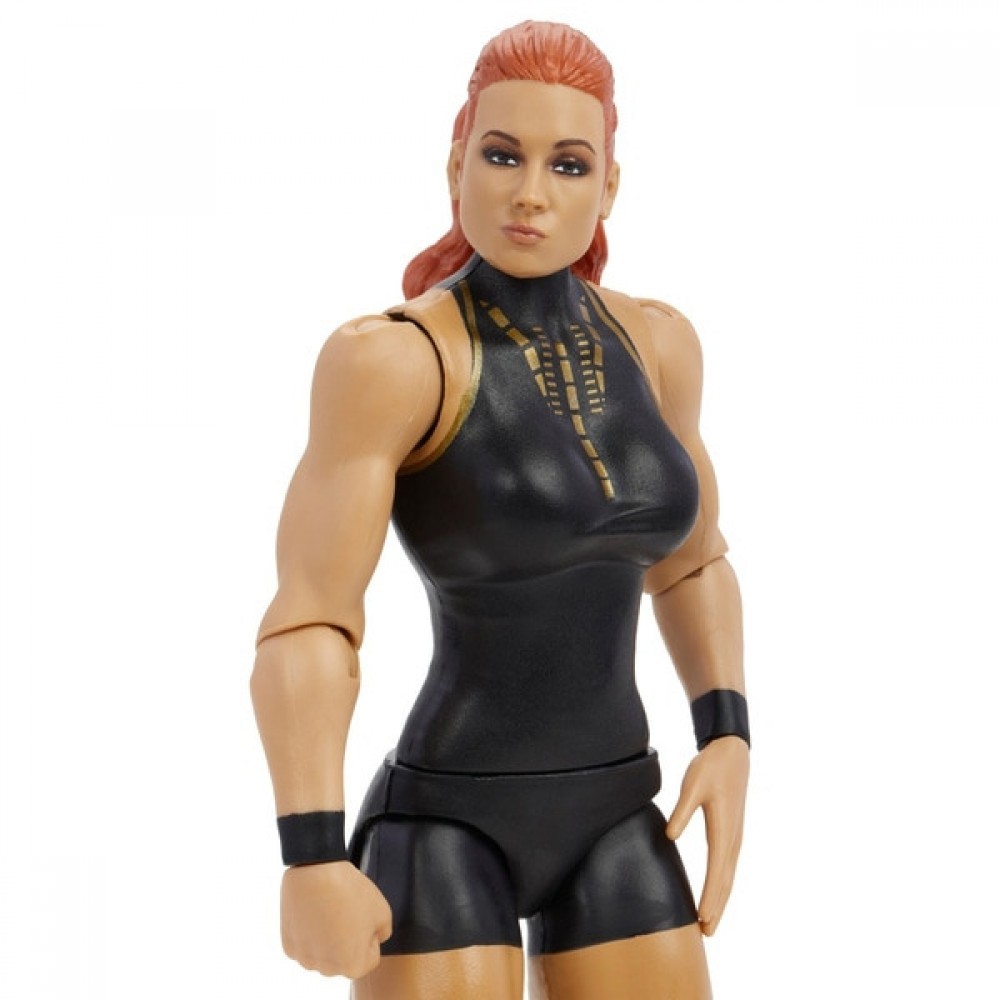 Price Drop - WWE Basic Collection 115 Becky Lynch Action Body - Fourth of July Fire Sale:£8