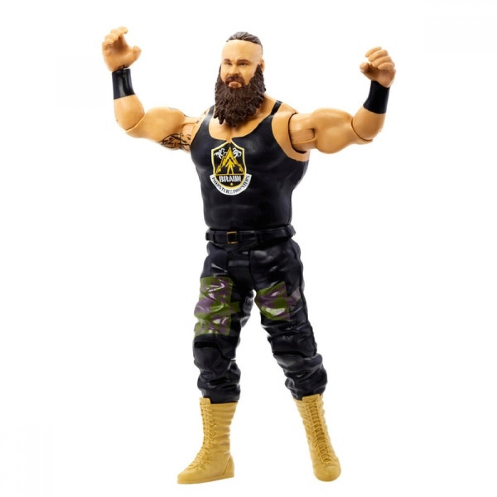 Closeout Sale - WWE Basic Collection 115 Braun Strowman Action Figure - Liquidation Luau:£8