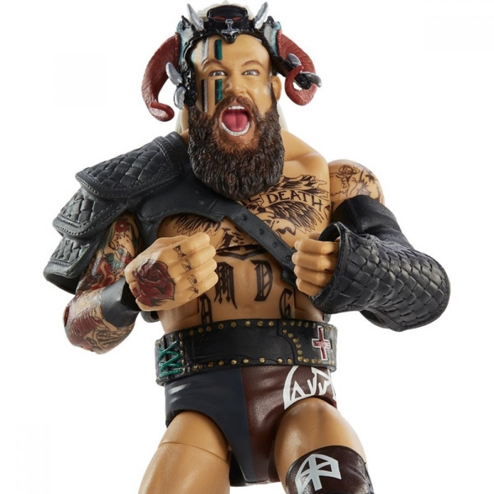 Doorbuster - WWE Elite Set 80 Viking Raider Erik - Thrifty Thursday:£16[coa7000li]