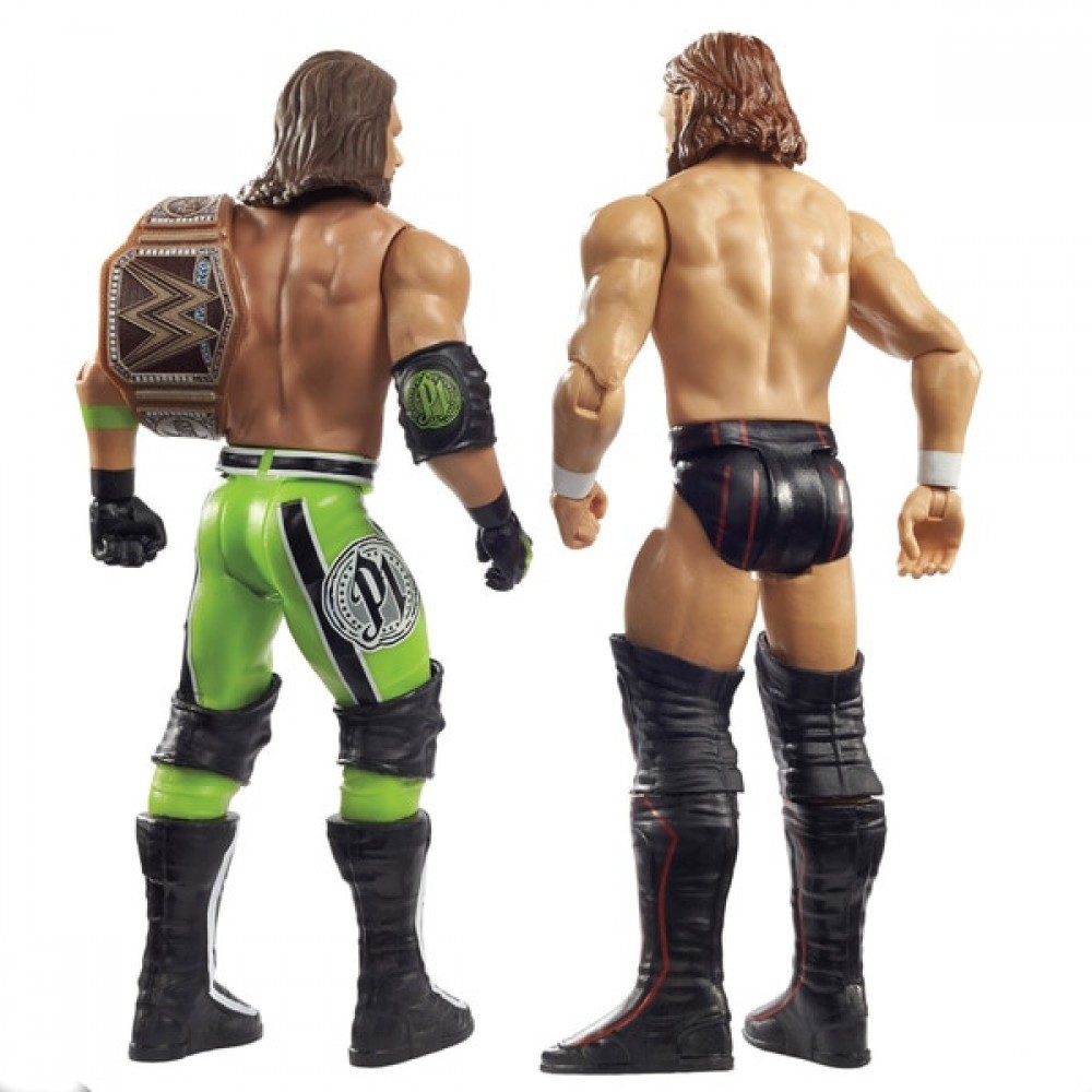 WWE Battle Stuff Collection 64 Daniel Bryan and AJ Styles