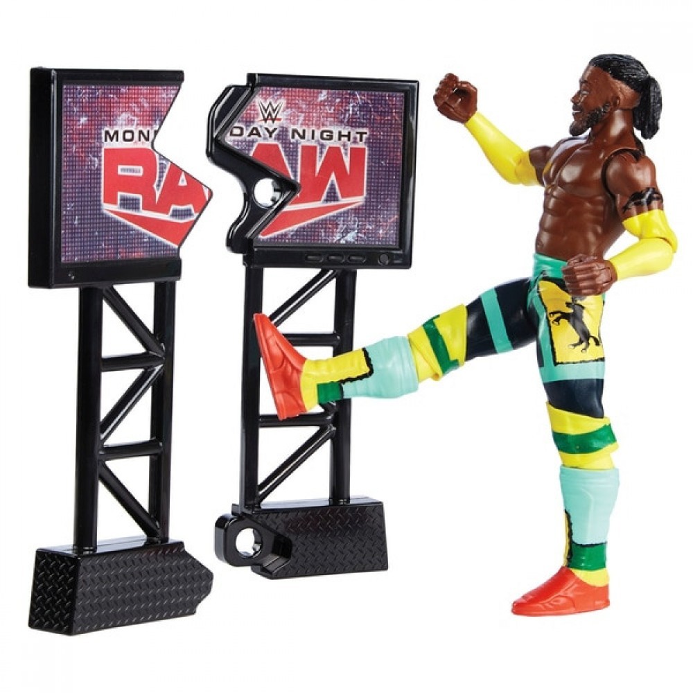Fall Sale - WWE Wrekkin Kofi Kingston - Off-the-Charts Occasion:£9[nea7017ca]