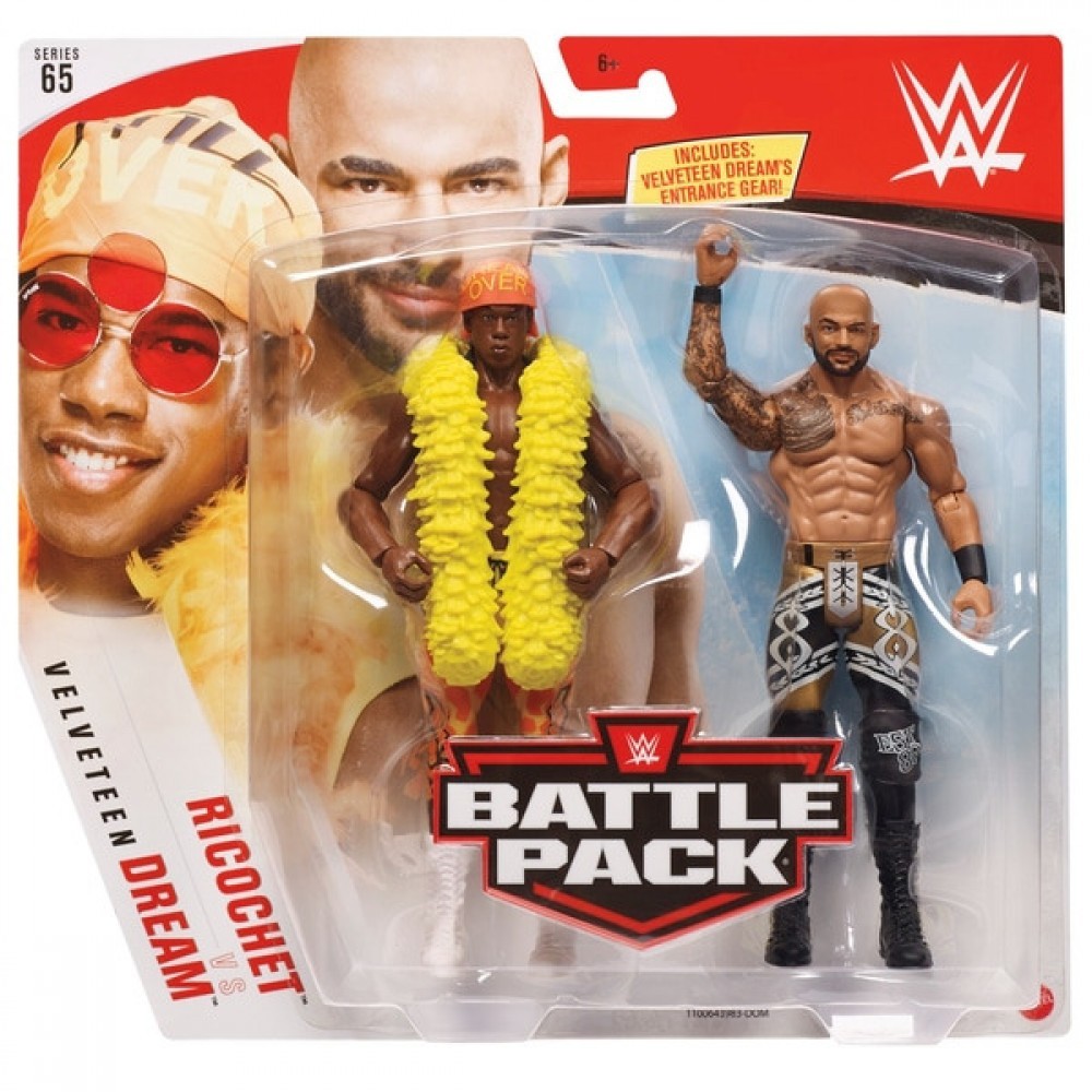 WWE Battle Pack Series 65 Ricochet && Velveteen Aspiration