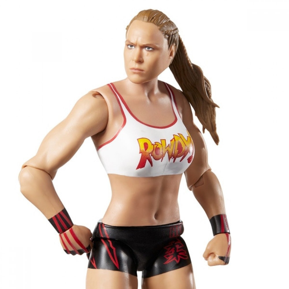 Memorial Day Sale - WWE Basic Set 105 Ronda Rousey Pursuit Figure - Summer Savings Shindig:£6[jca7027ba]