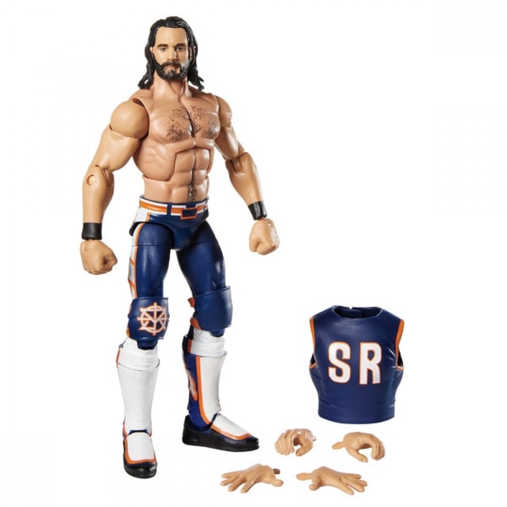 Price Drop - WWE Elite Collection 75 Seth Rollins - Crazy Deal-O-Rama:£11