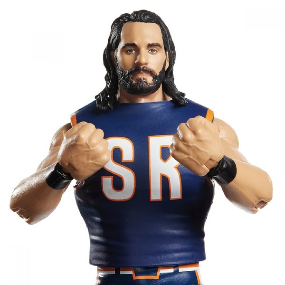 Distress Sale - WWE Elite Set 75 Seth Rollins - Liquidation Luau:£11[coa7029li]