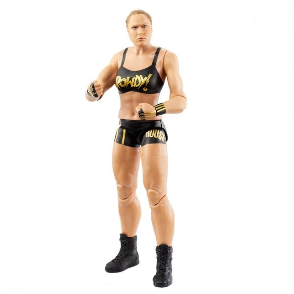 Loyalty Program Sale - WWE Basic Collection 101 Ronda Rousey - Internet Inventory Blowout:£6