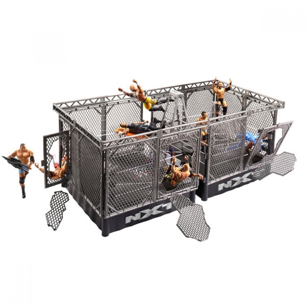 Spring Sale - WWE Wrekkin' NXT TakeOver War Games Playset - Black Friday Frenzy:£54