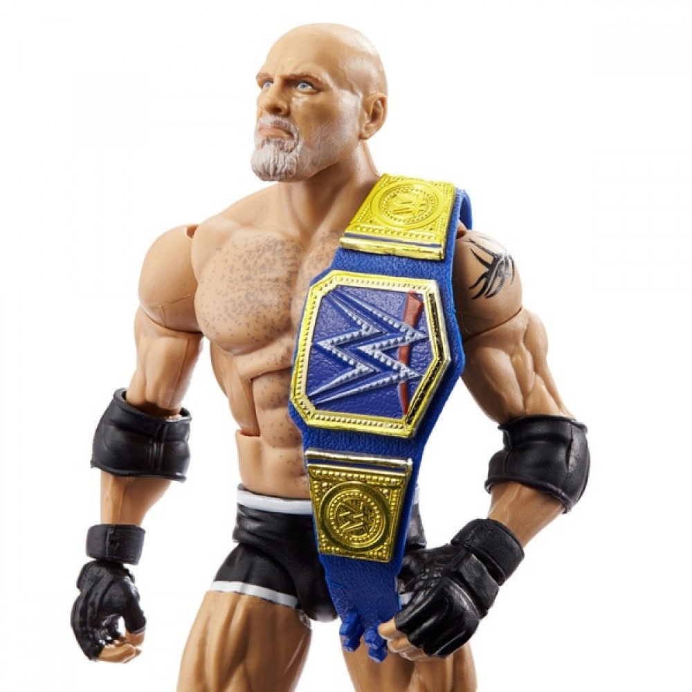 Warehouse Sale - WWE WrestleMania Elite Goldberg Activity Number - Crazy Deal-O-Rama:£15