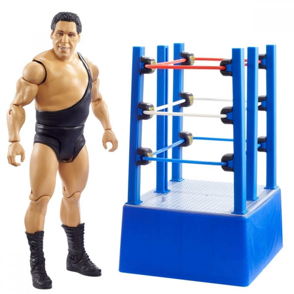 WWE WrestleMania Moments Andre The Giant as well as Band Pushcart