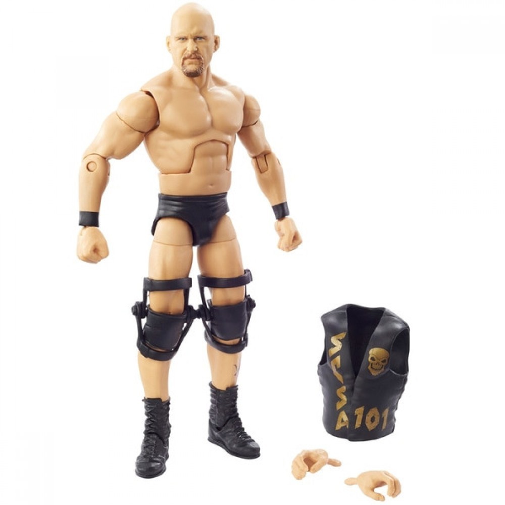 WWE Stone Cold Steve Austin Royal Rumble Elite Collection Action Figure