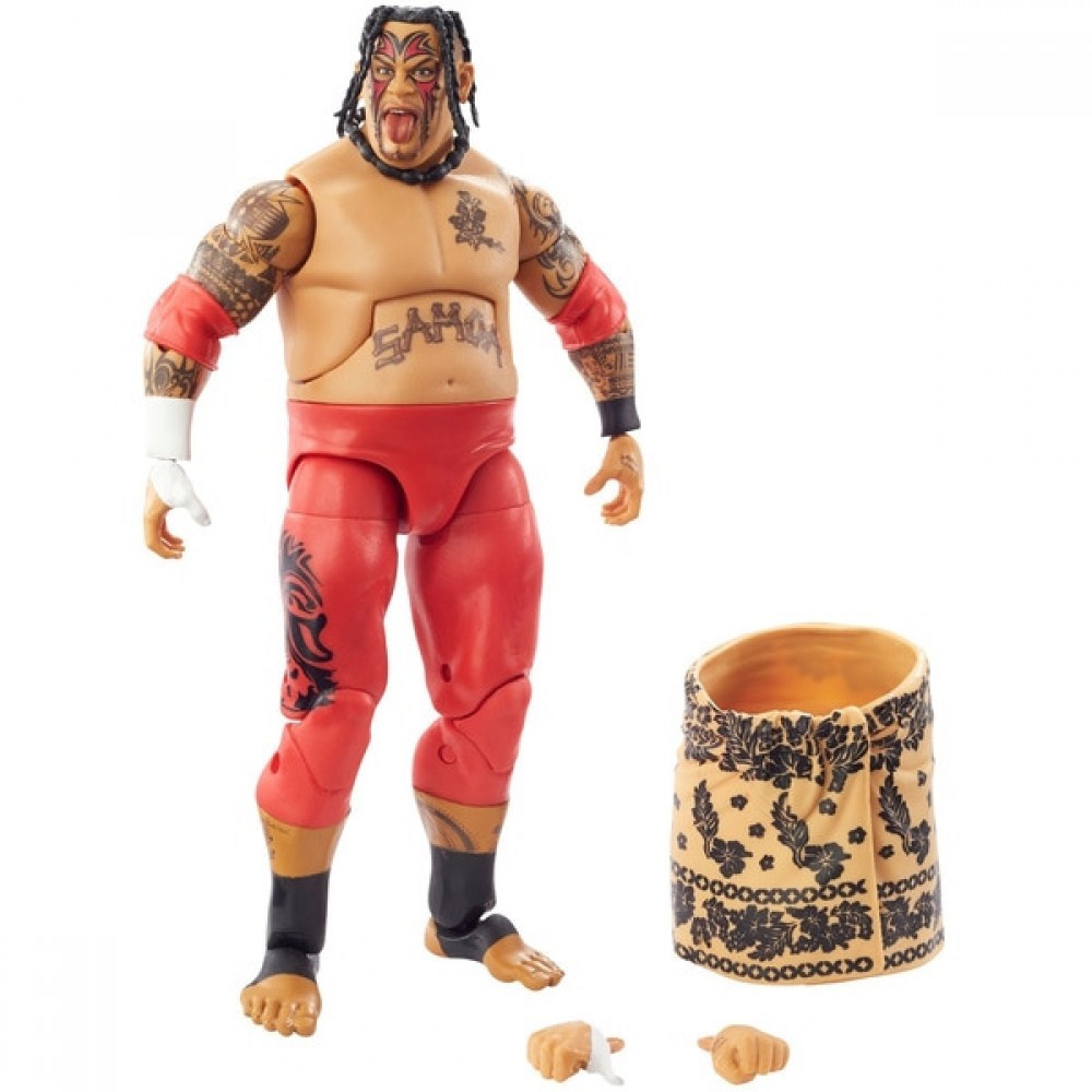 January Clearance Sale - WWE Umaga Royal Rumble Elite Compilation Action Number - Click and Collect Cash Cow:£16[coa7058li]