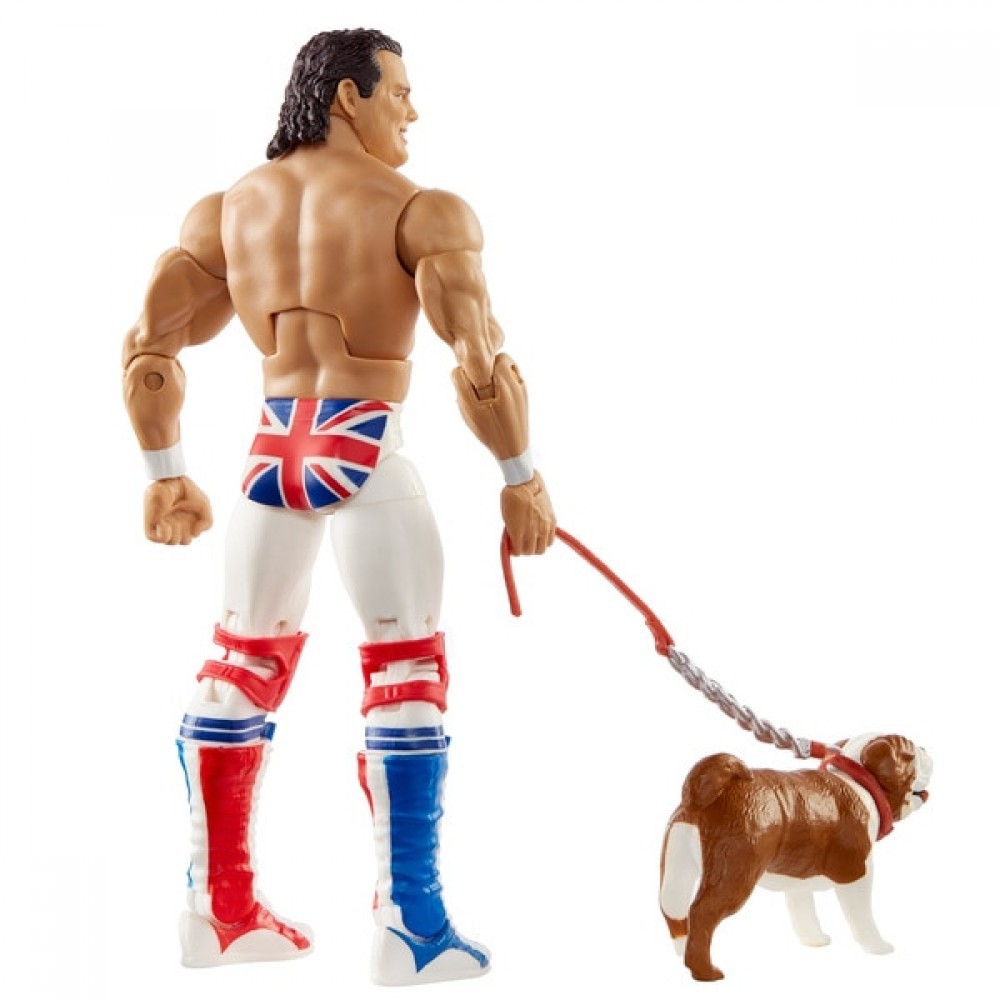 End of Season Sale - WWE Elite Set 82 Davey Boy Johnson The British Bulldog - Blowout Bash:£15[jca7066ba]