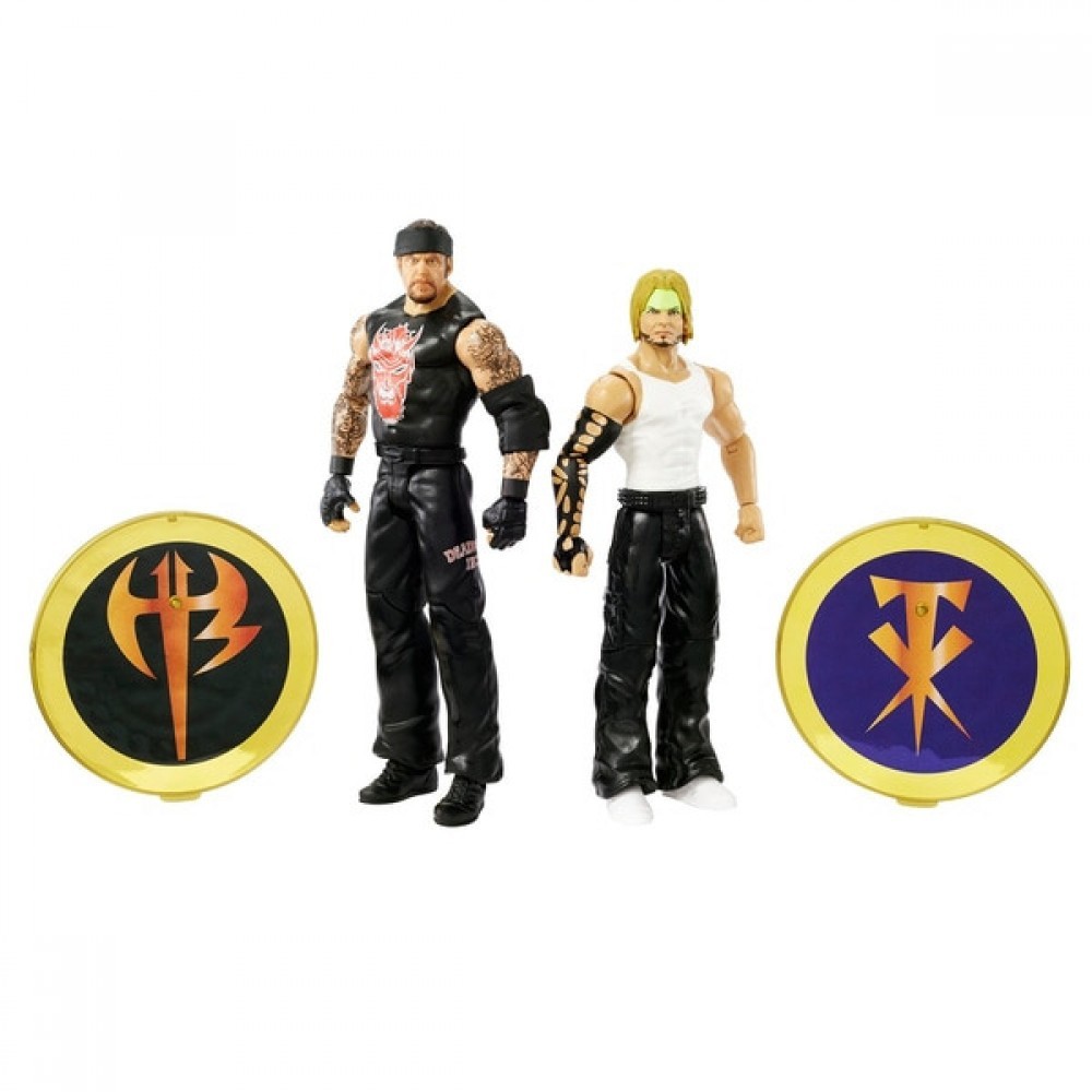 WWE Championship Face-off Series 1 Mortician and also Jeff Hardy 2 Pack