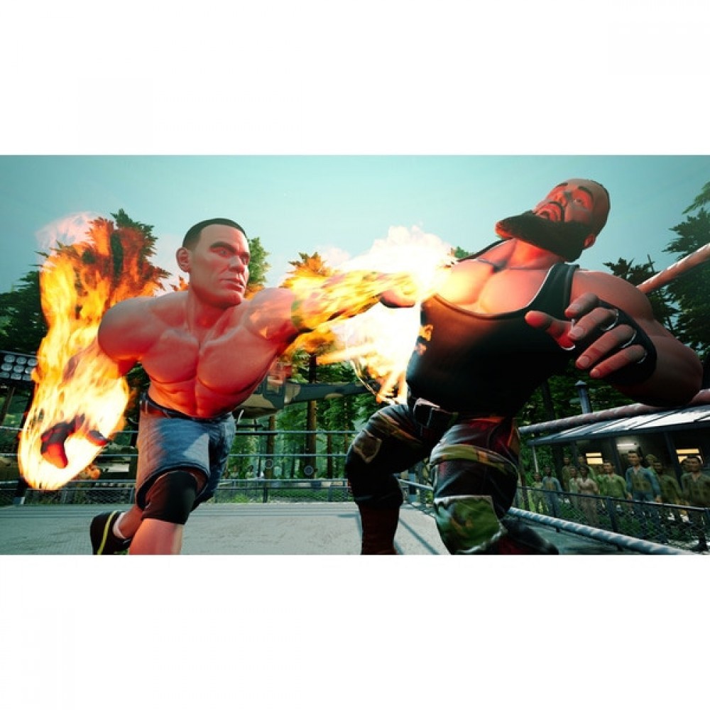 Half-Price Sale - WWE 2K Battlegrounds PS4 - Winter Wonderland Weekend Windfall:£13