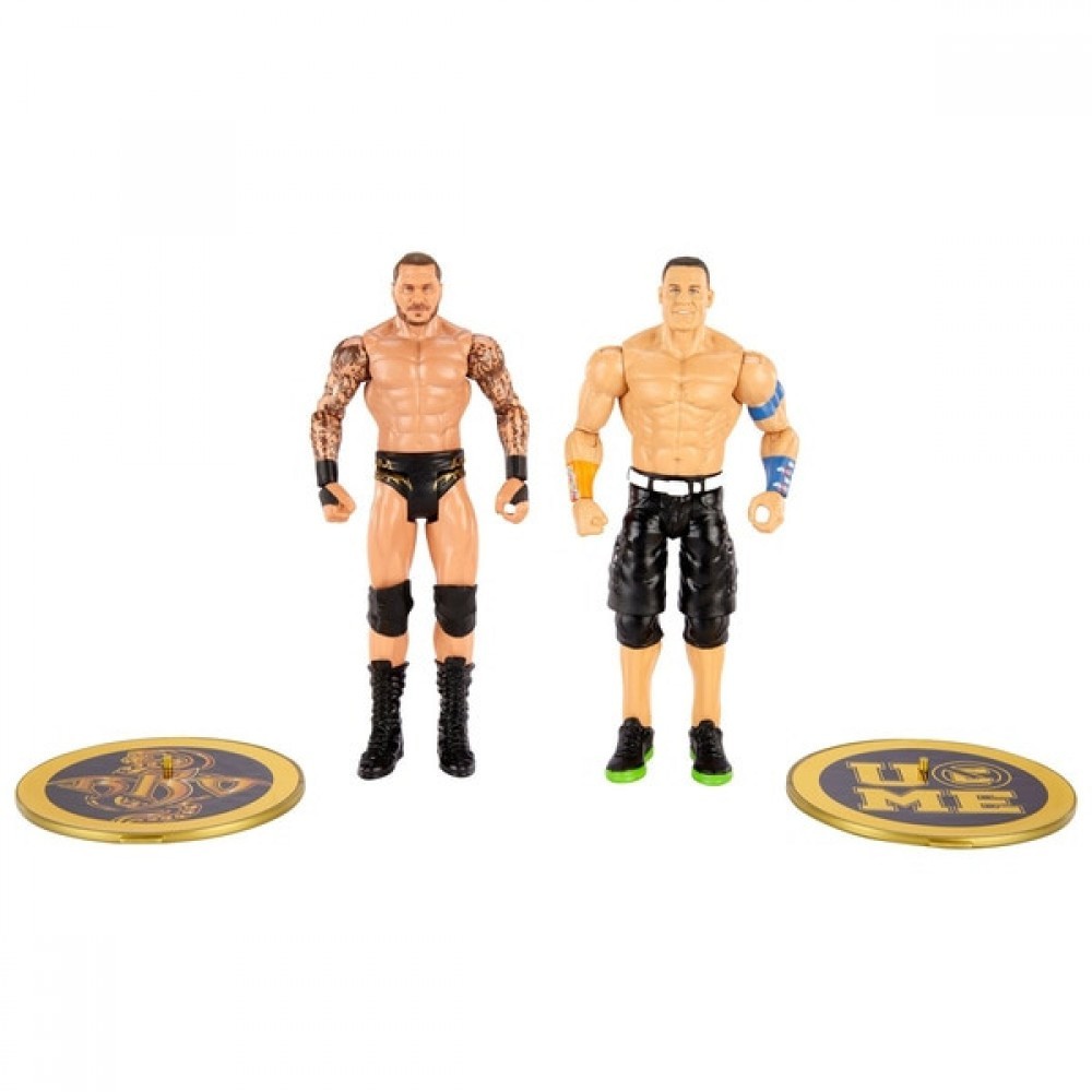 Price Drop - WWE Struggle Stuff Series 2 John Cena and also Randy Orton - Extraordinaire:£15