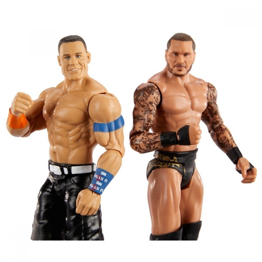 WWE Fight Stuff Series 2 John Cena as well as Randy Orton