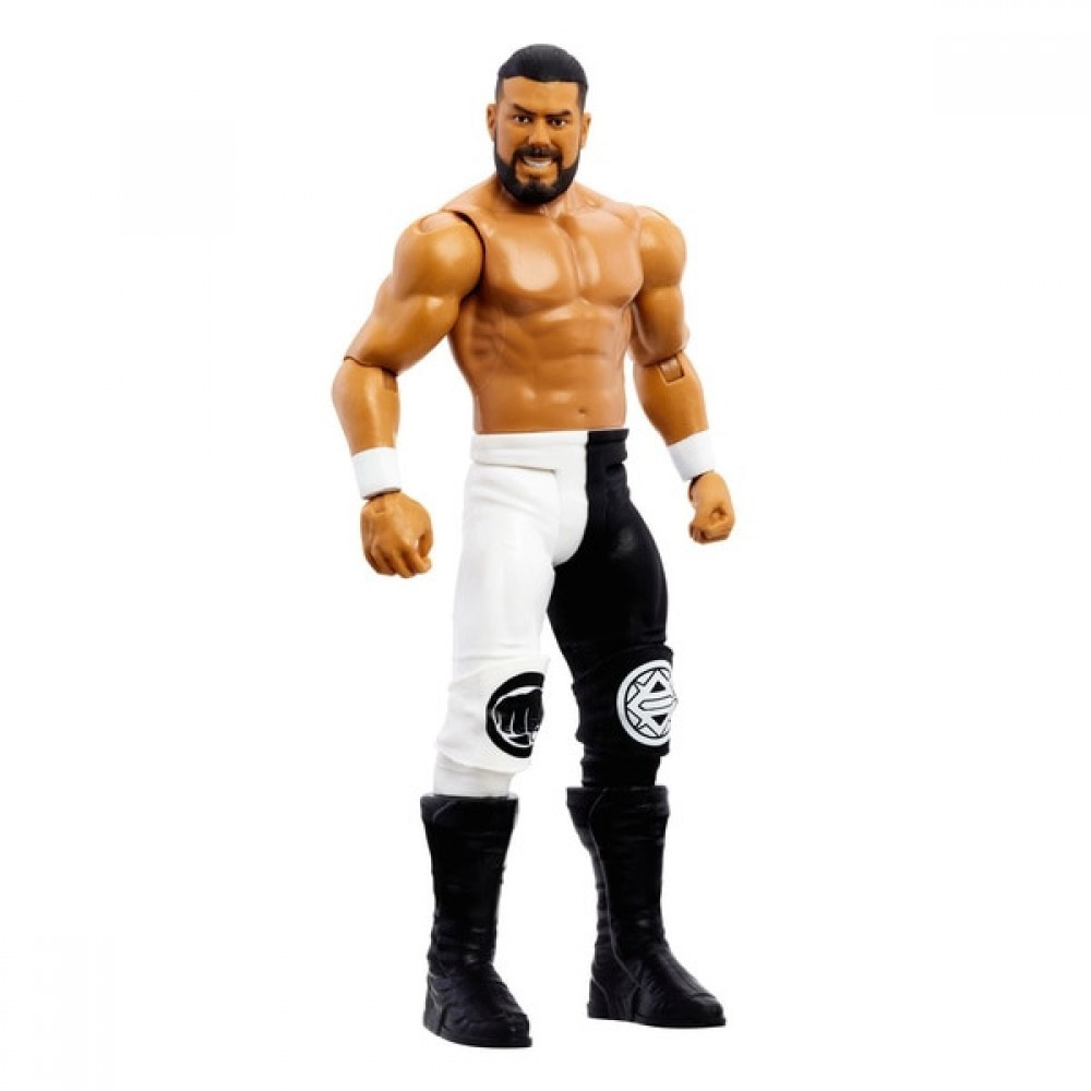 Flea Market Sale - WWE WrestleMania Andrade Action Figure - Anniversary Sale-A-Bration:£8[lia7087nk]