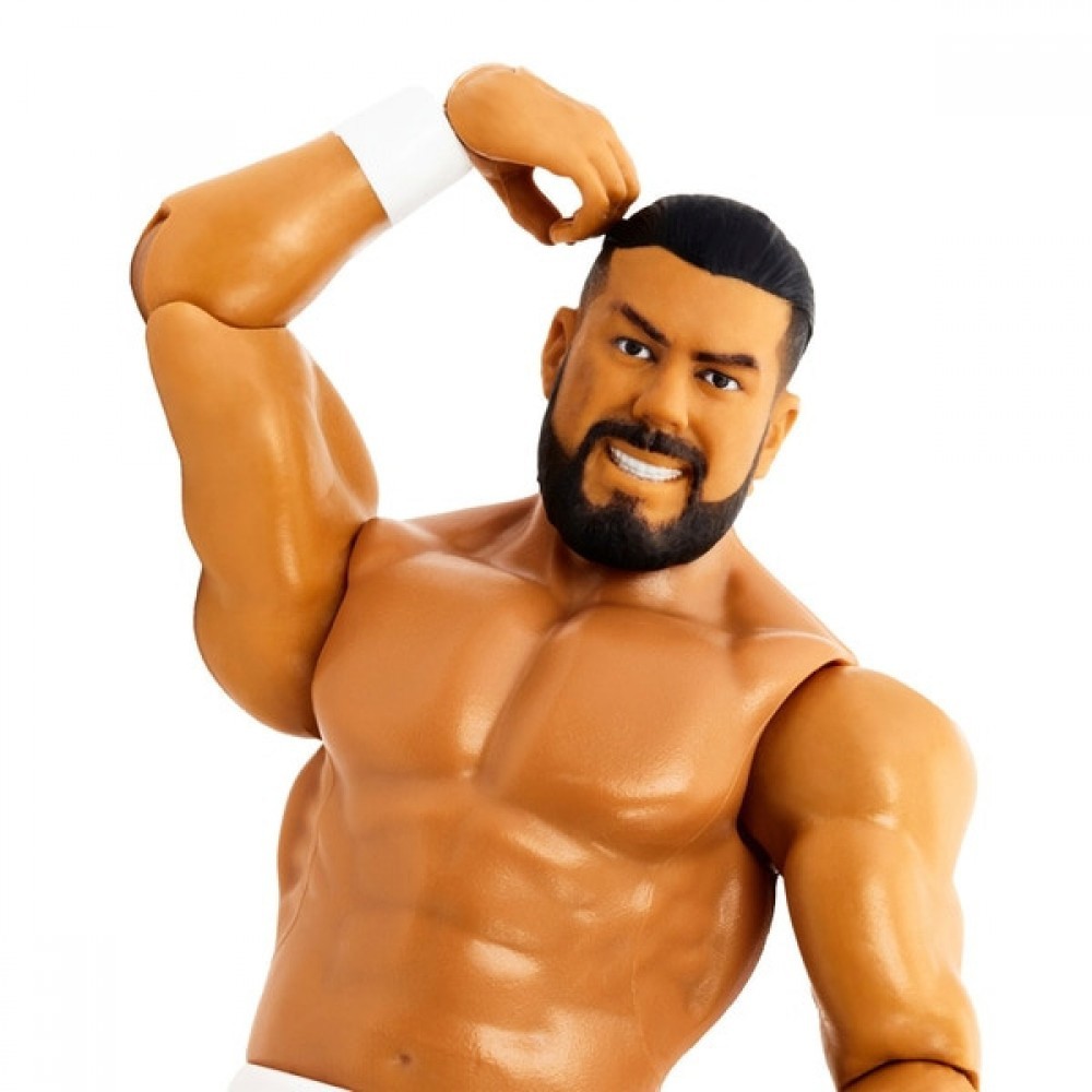 September Labor Day Sale - WWE WrestleMania Andrade Action Figure - Father's Day Deal-O-Rama:£8[jca7087ba]