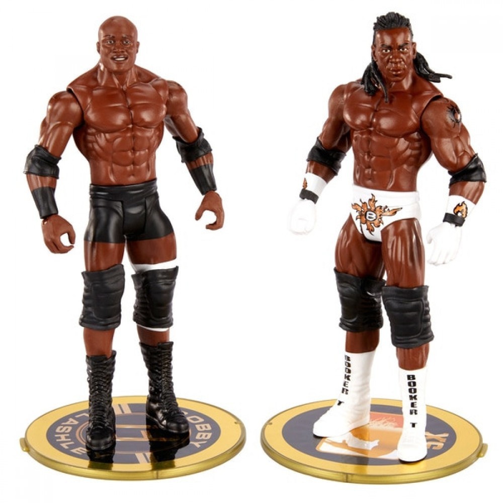WWE Battle Pack Set 2 Bobby Lashley and Master Booker