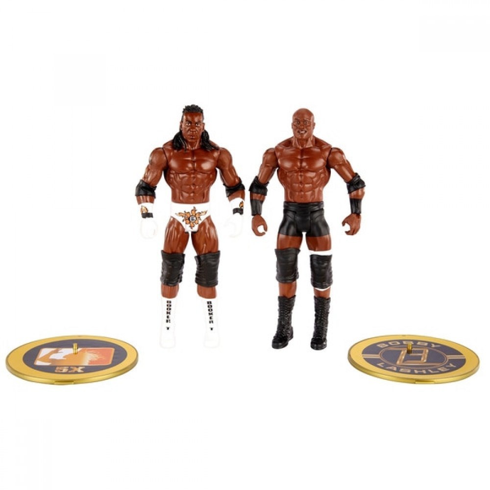WWE Fight Stuff Collection 2 Bobby Lashley and King Booker