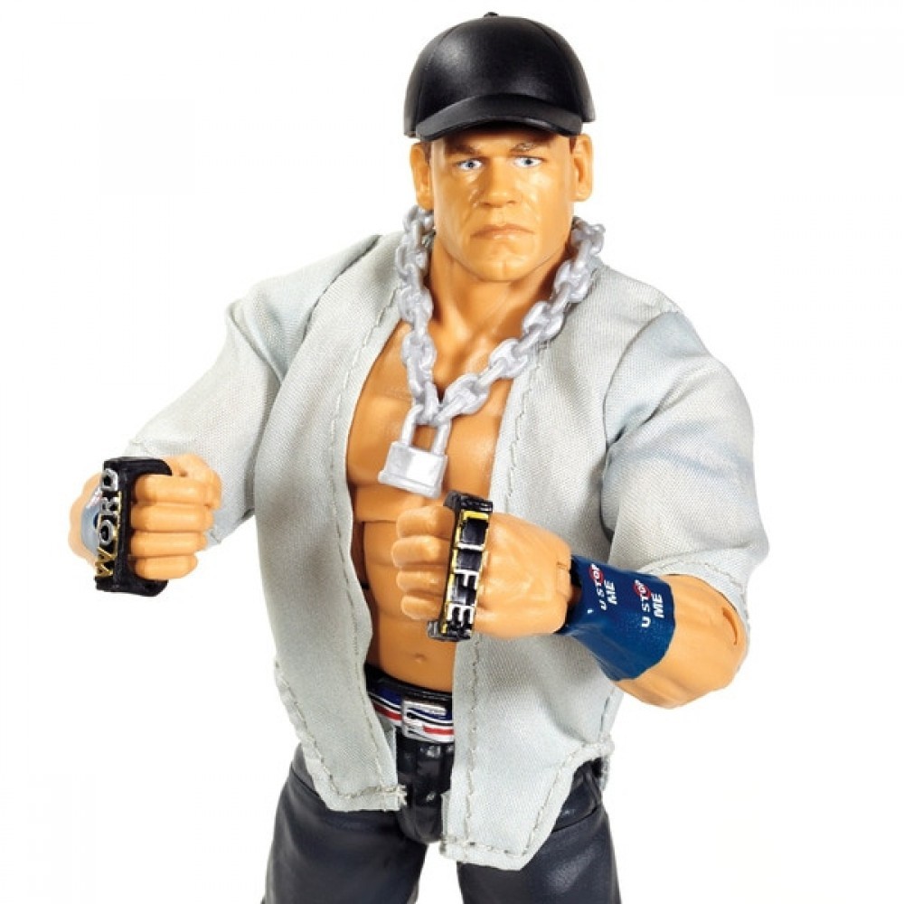 Gift Guide Sale - WWE Elite Set 76 John Cena - Off:£15[jca7098ba]
