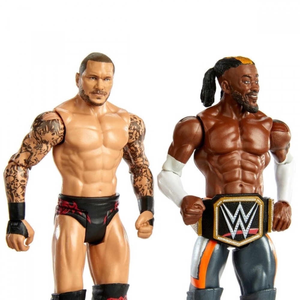 WWE Battle Pack Collection 67 Kofi Kingston and also Randy Orton