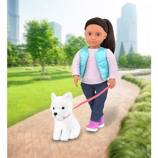 No Returns, No Exchanges - Our Creation Cassie Figure as well as Pet - Savings:£33