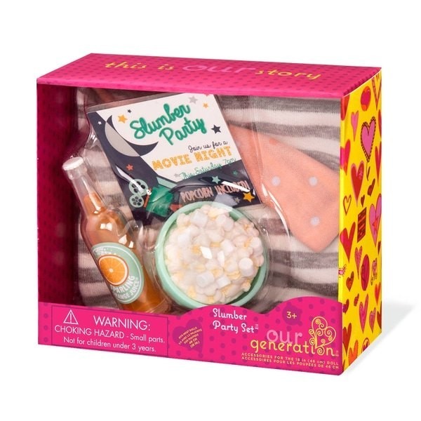 Our Generation Manner Accessory Specify - Sleepover Set Variety