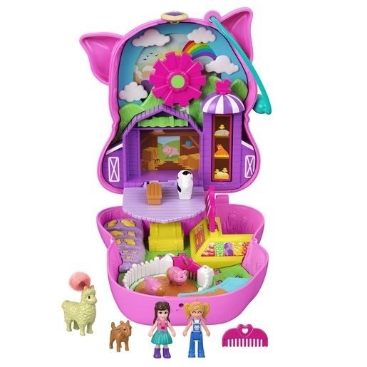 Members Only Sale - Polly Pocket Playset 'On the ranch' Piggy Treaty - Mid-Season Mixer:£11[alb10133co]
