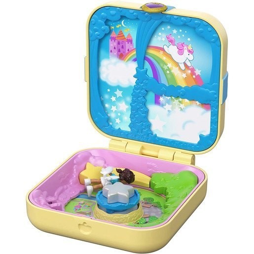 Clearance Sale - Polly Pocket Playset: Unicorn Utopia - Off-the-Charts Occasion:£7