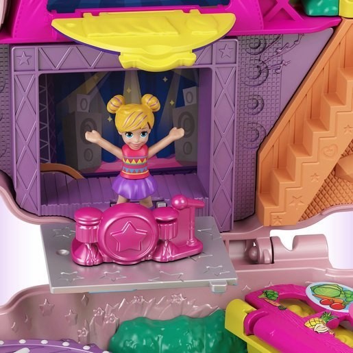 October Halloween Sale - Polly Pocket Micro Performance - Online Outlet Extravaganza:£12[lib10144nk]