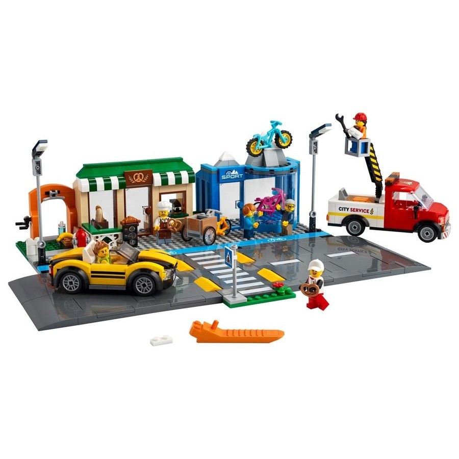 Lego City Shopping Street