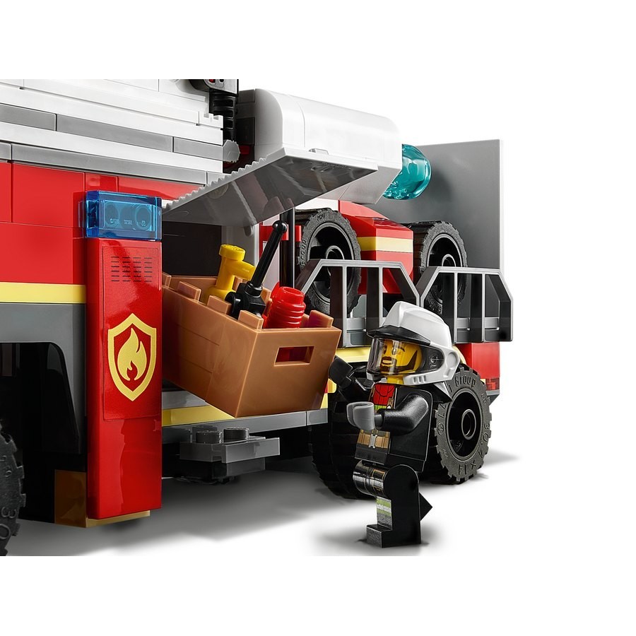 Half-Price - Lego City Fire Command Unit - E-commerce End-of-Season Sale-A-Thon:£49[hob10333ua]