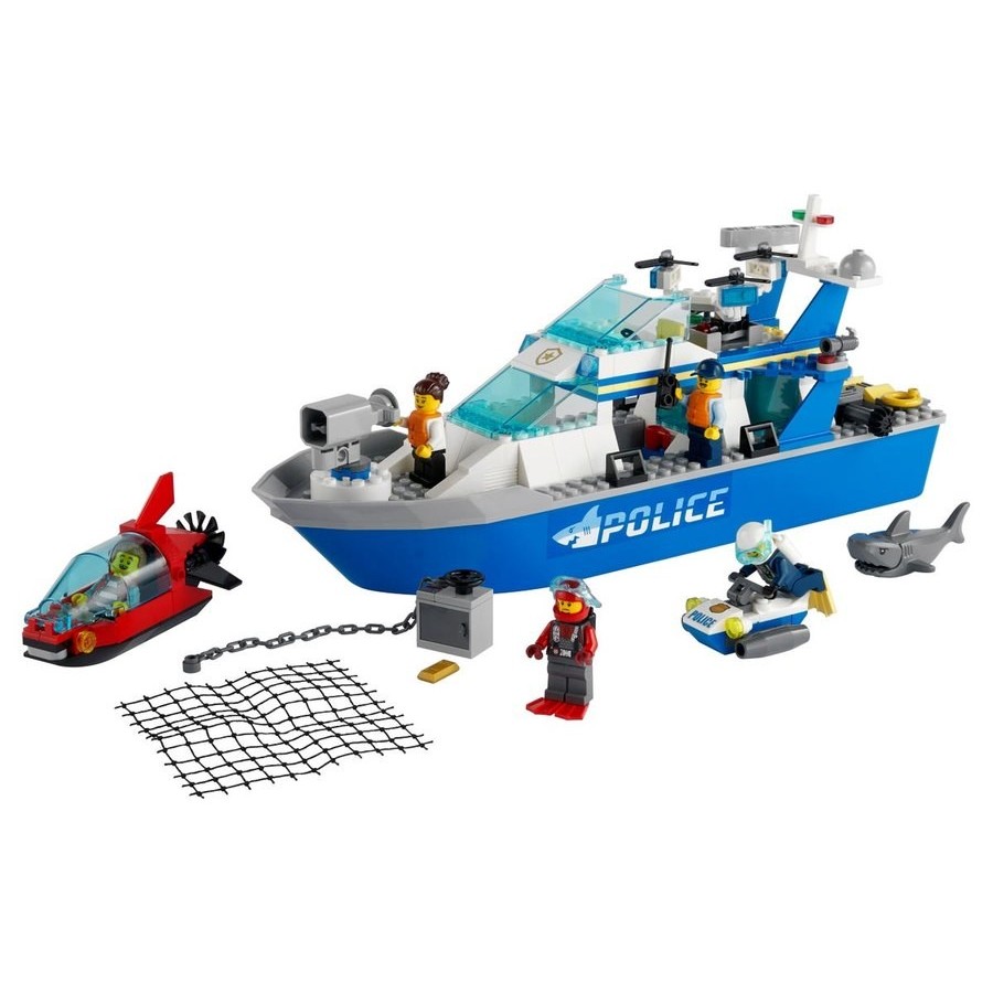 All Sales Final - Lego Urban Area Authorities Patrol Watercraft - One-Day Deal-A-Palooza:£46