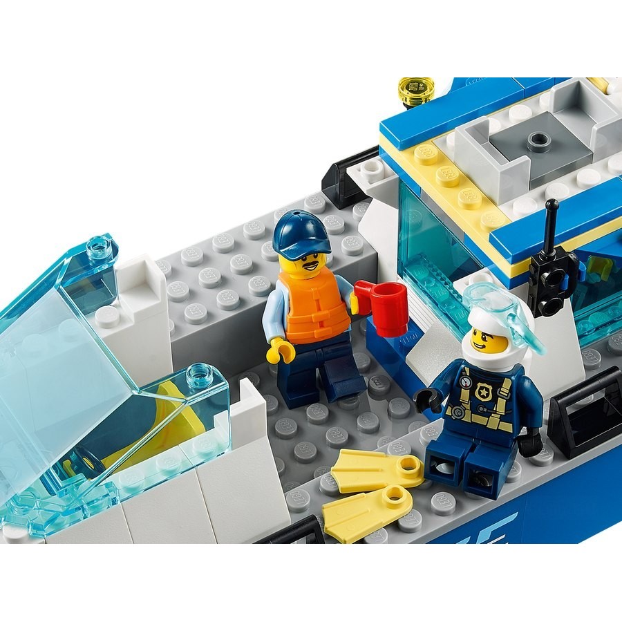 Fire Sale - Lego City Police Watch Boat - Spree-Tastic Savings:£49