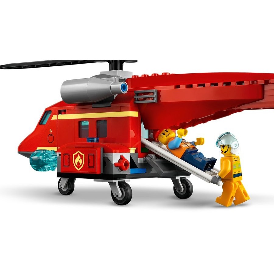 Lego Urban Area Fire Rescue Helicopter