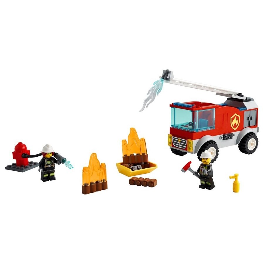 Summer Sale - Lego Area Fire Step Ladder Vehicle - Spectacular:£30