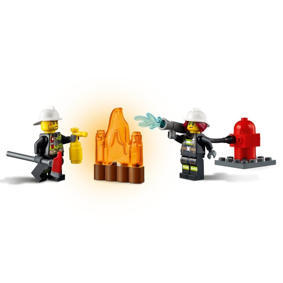 Hurry, Don't Miss Out! - Lego City Fire Ladder Vehicle - Online Outlet Extravaganza:£30[hob10339ua]