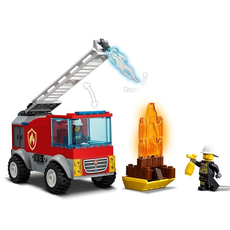 Lego Urban Area Fire Step Ladder Truck