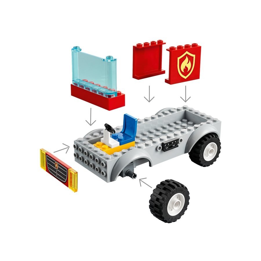 90% Off - Lego Urban Area Fire Step Ladder Truck - Web Warehouse Clearance Carnival:£29[beb10339nn]
