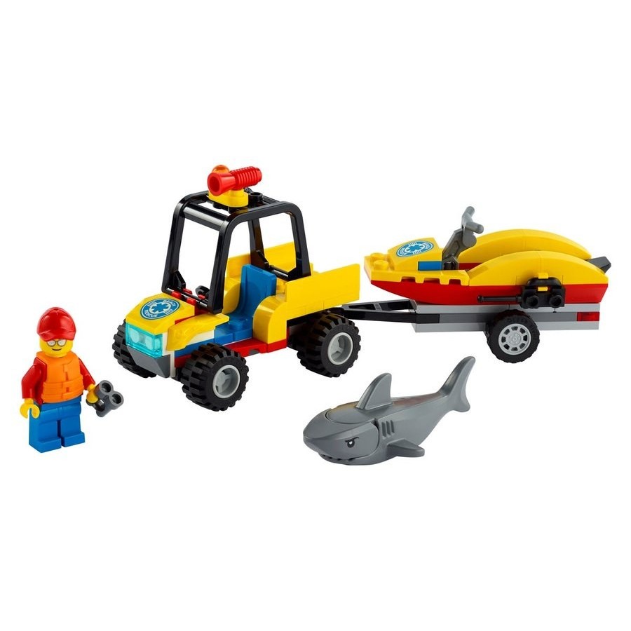 Lego Urban Area Beach Front Saving Atv